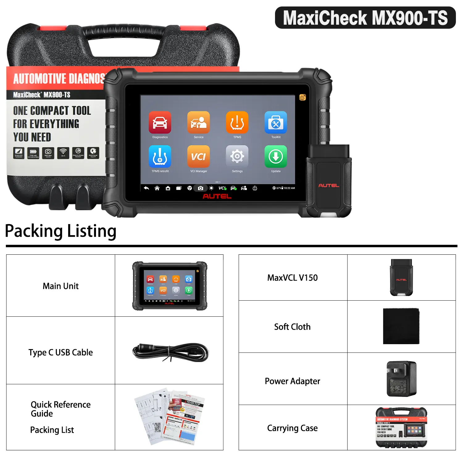Autel MaxiCheck MX900-TS MX900TS - Image 4