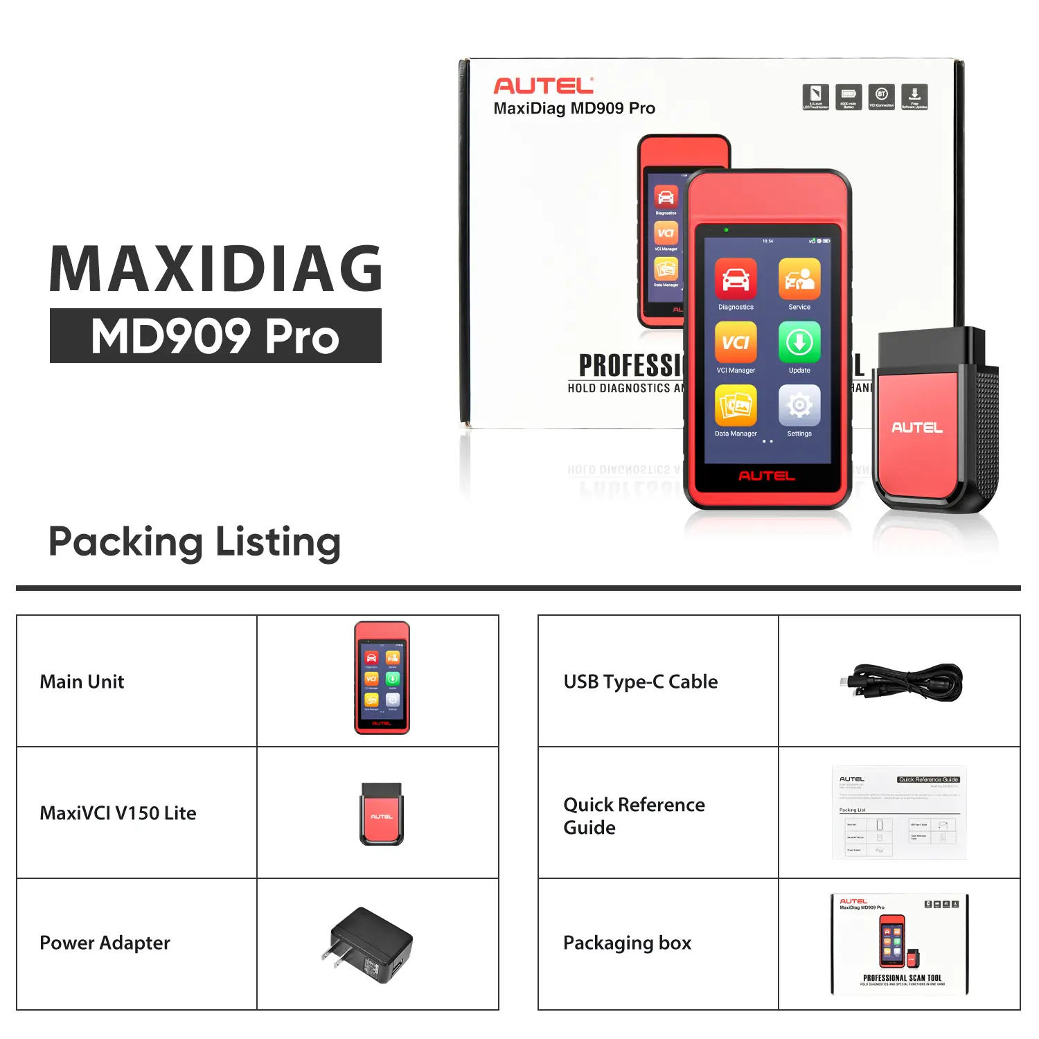 Autel MaxiDiag MD909 PRO (US Shipping Only) - Image 4