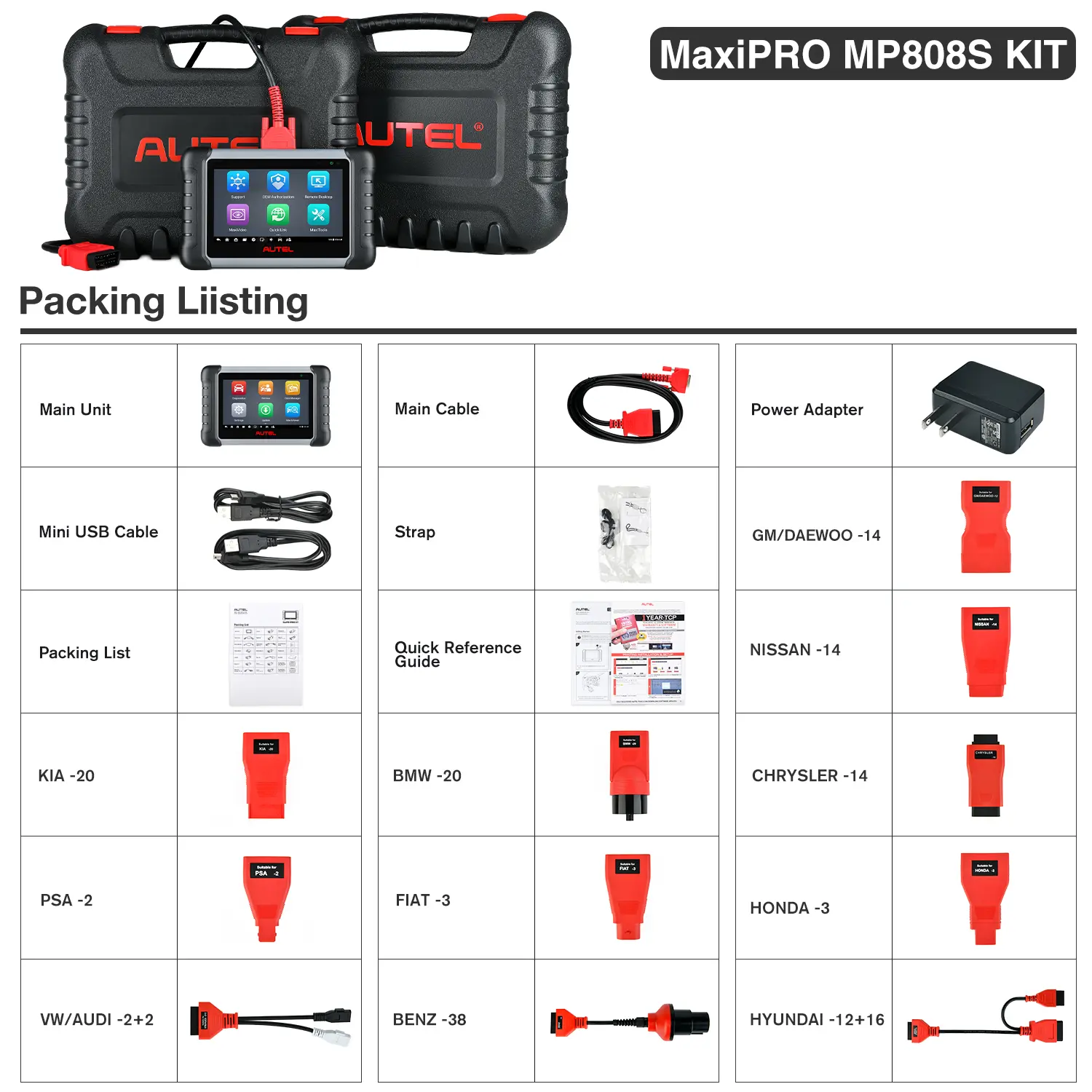 Autel MaxiPro MP808S KIT - Image 4