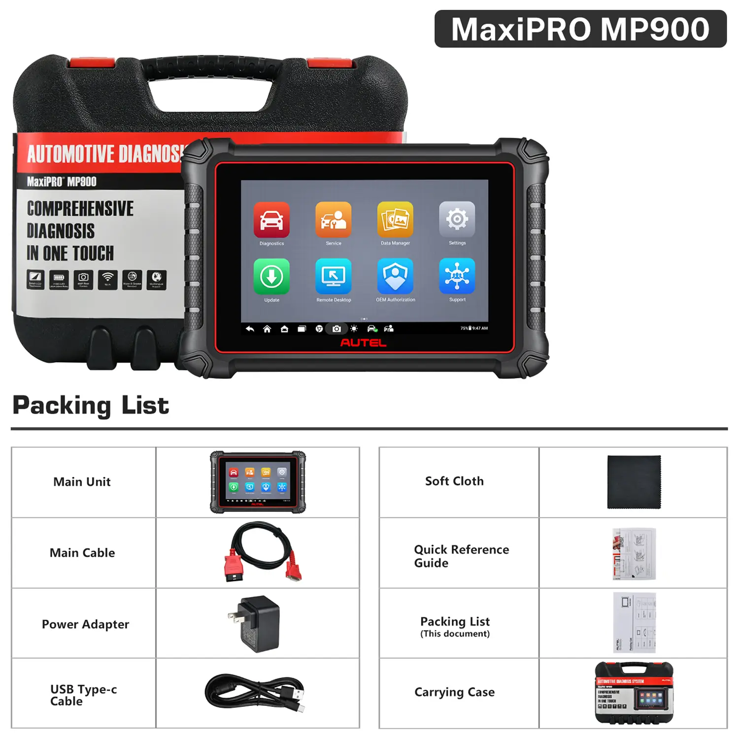 Autel MaxiPro MP900 / MP900E - Image 4