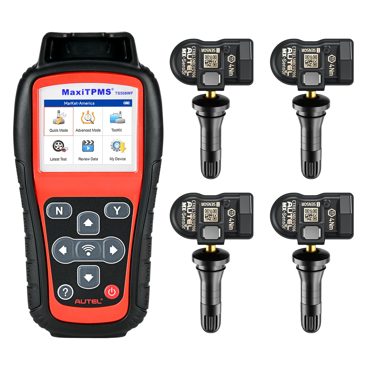 Autel MaxiTPMS TS508WF Kit - Rubber Version