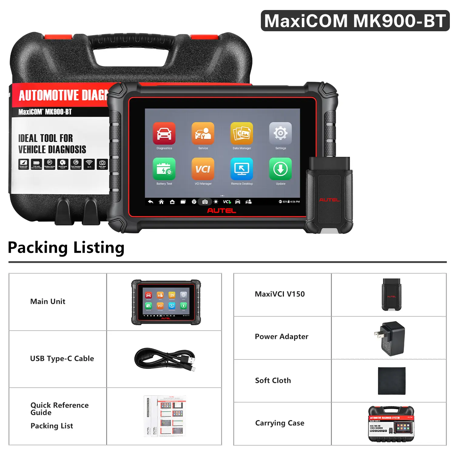 Autel MaxiCOM MK900-BT / MK900BT - Image 4